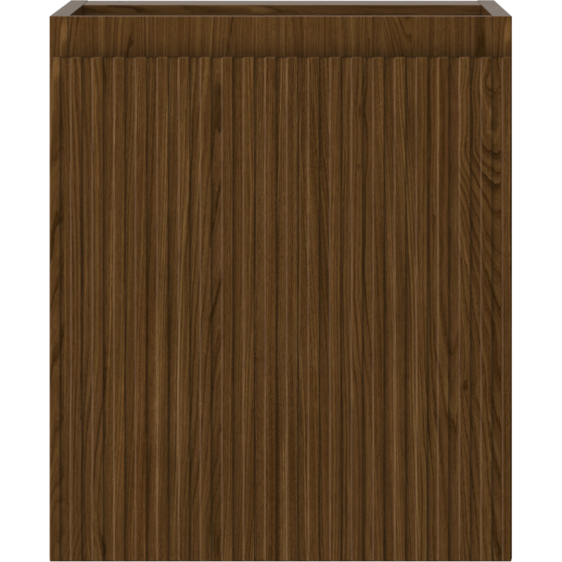 Mexen Rivel шкаф за баня под мивка 40 см, 1 врата, релефен, орех - 91A21-04047-1-BF86