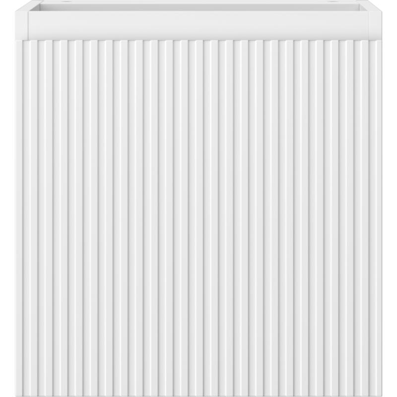 Mexen Rivel шкаф за баня под мивка 45 см, 1 врата, оребрен, бял мат - 91A21-04547-1-BF01