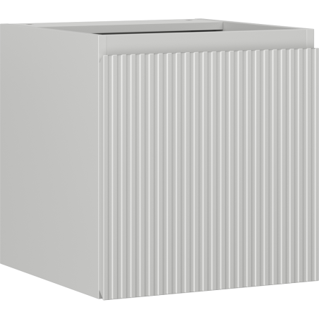 Mexen Rivel баня шкаф под мивка 45 см, 1 врата, рифлена, сив мат - 91A21-04547-1-BF62