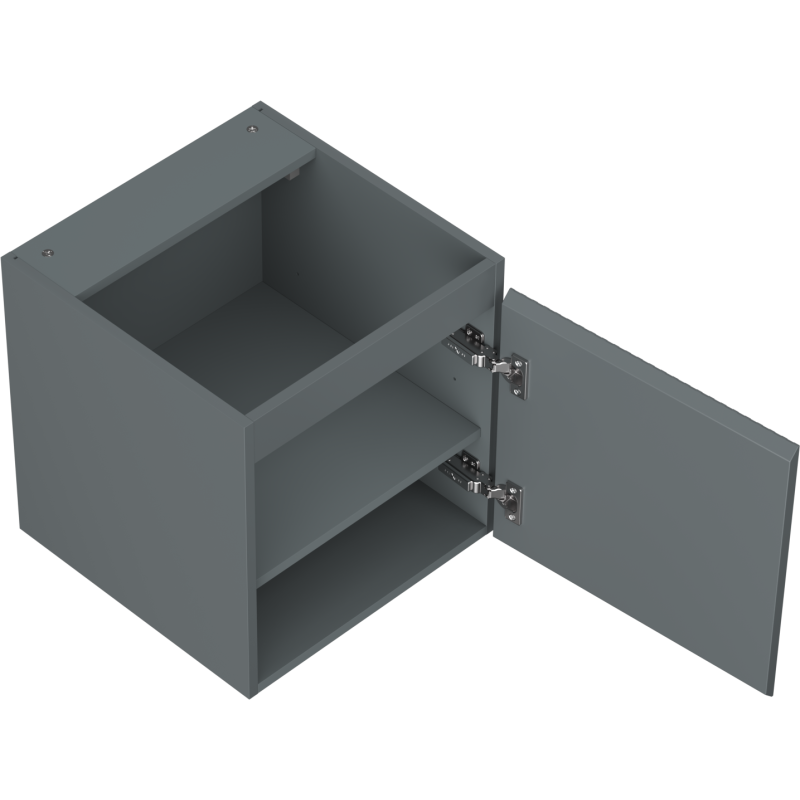 Mexen Rivel шкафче за баня под умивалник 45 см, 1 врата, релефно, графит мат - 91A21-04547-1-BF66