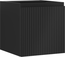 Mexen Rivel шкаф за баня подмивка 45 см, 1 врата, релефна, черен мат - 91A21-04547-1-BF71