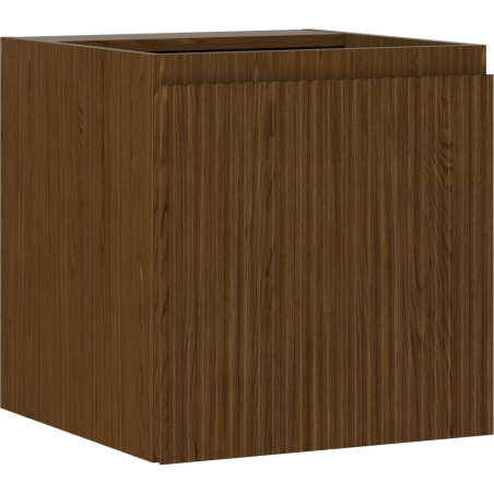 Mexen Rivel шкаф за баня 45 см, 1 врата, текстуриран, орех - 91A21-04547-1-BF86