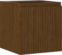 Mexen Rivel шкаф за баня 45 см, 1 врата, текстуриран, орех - 91A21-04547-1-BF86