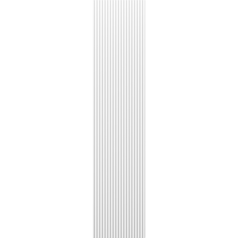 Mexen Rivel колона за баня 35 см, 1 врата, рифелована, бял мат - 91A21-03016-1-BF01