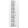 Mexen Rivel шкаф за баня 35 см, 1 врата, оребрен, бял мат - 91A21-03016-1-BF01