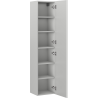 Mexen Rivel баня колона 35 см, 1 врата, оребрен, сив мат - 91A21-03016-1-BF62