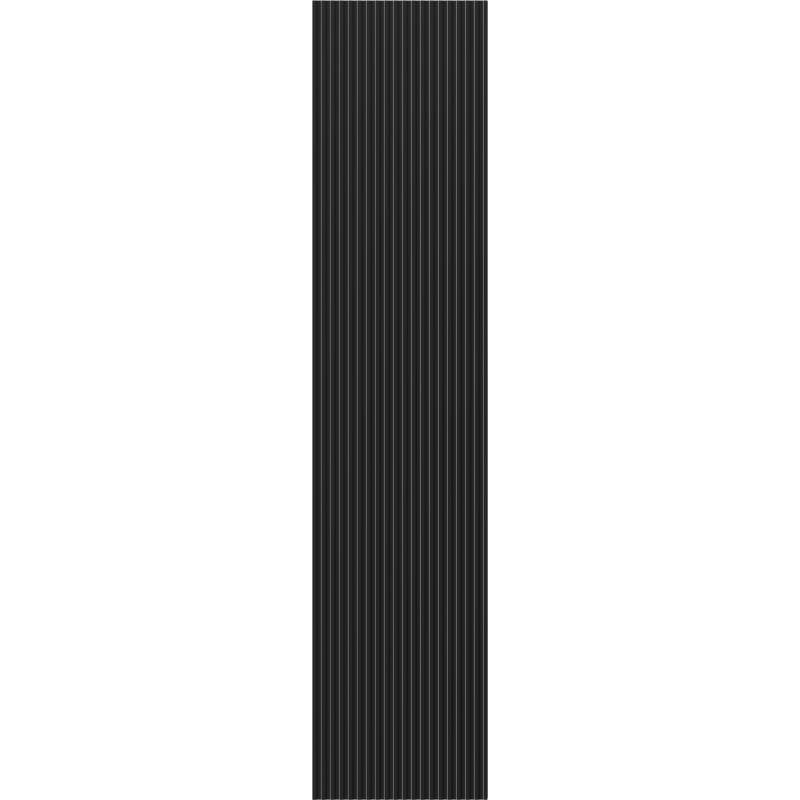 Mexen Rivel баня стълб 35 см, 1 врата, релефен, черен мат - 91A21-03016-1-BF71