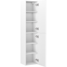 Mexen Rivel шкаф за баня 35 см, 2 врати, рифелован, бял мат - 91A21-03016-2-BF01