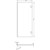 Mexen Rivel шкаф за баня 35 см, 2 врати, оребрен, сив мат - 91A21-03016-2-BF62