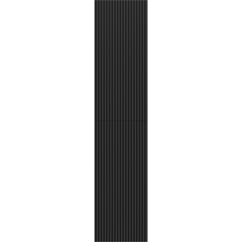 Mexen Rivel шкафче за баня 35 см, 2 врати, релефно, черен мат - 91A21-03016-2-BF71