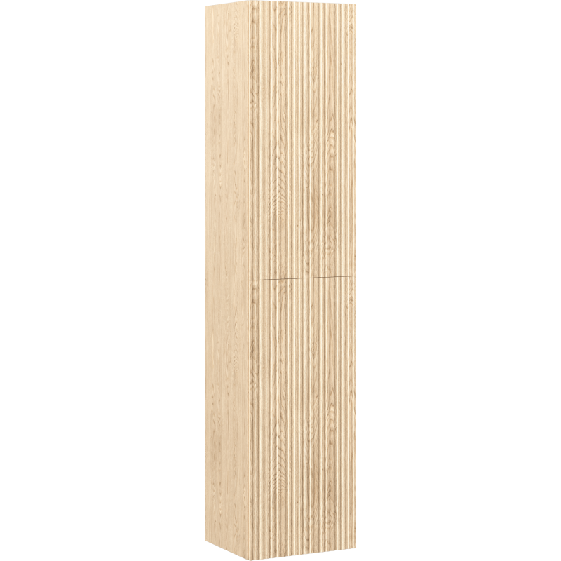Стълб за баня Mexen Rivel 35 см, 2 врати, релефен, дъб - 91A21-03016-2-BF81