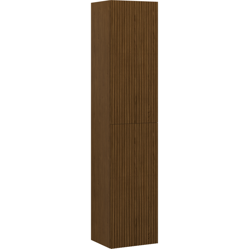 Mexen Rivel баня стълб 35 см, 2 врати, оребрен, орех - 91A21-03016-2-BF86