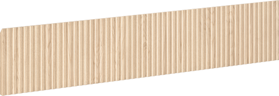 Mexen Rivel плоча за шкаф корпус за баня ryflowany 80 x 20 см, дъб - 91A20-0800-235-1-81