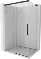 Mexen Rox L плъзгаща се душ кабина 95 x 80 см, прозрачна, черна - 8C2L-095-080-70-00