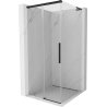 Mexen Rox L плъзгаща се душ кабина 95 x 95 см, прозрачна, черна - 8C2L-095-095-70-00