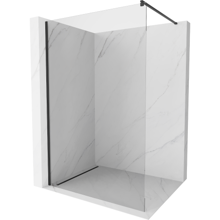 Mexen Kioto душ кабина Walk-in 80 x 200 см, прозрачно 8 мм, черна - 800-080-101-70-00