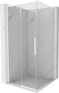 Mexen Rox плъзгаща се душ кабина 120 x 120 см, прозрачна, бяла - 8C2-120-120-20-00