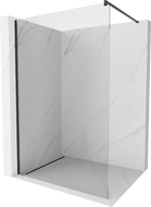Mexen Kioto стена за душ Walk-in 90 x 200 см, прозрачна 8 мм, черна - 800-090-101-70-00