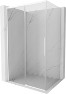 Mexen Rox плъзгаща се душ кабина 155 x 120 см, прозрачна, бяла - 8C2-155-120-20-00