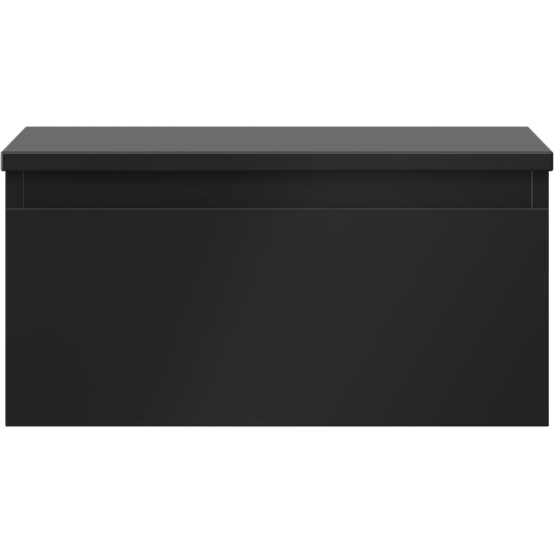 Mexen Orio баня шкаф под мивка 50 см с плот, 1 чекмедже, черен мат - 91A10-05023-1-BFC71