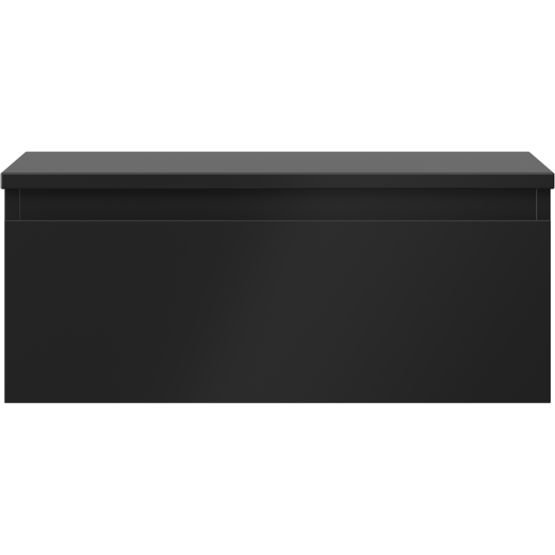 Mexen Orio шкаф за баня под мивка 60 см с плот, 1 чекмедже, черен мат - 91A10-06023-1-BFC71