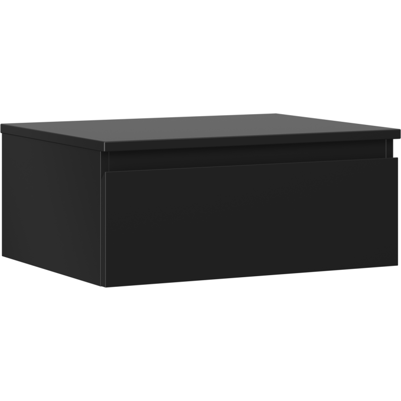 Mexen Orio шкаф за баня под мивка 60 см с плот, 1 чекмедже, черен мат - 91A10-06023-1-BFC71