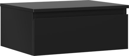 Mexen Orio шкаф за баня под мивка 60 см с плот, 1 чекмедже, черен мат - 91A10-06023-1-BFC71