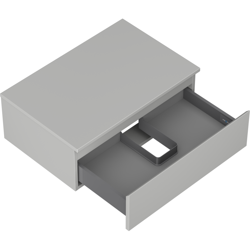 Mexen Orio шкаф за баня за мивка 70 см с плот, 1 чекмедже, сив мат - 91A10-07023-1-BFC62