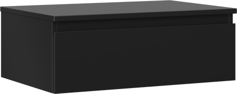 Mexen Orio шкаф за баня под мивка 70 см с плот, 1 чекмедже, черен мат - 91A10-07023-1-BFC71