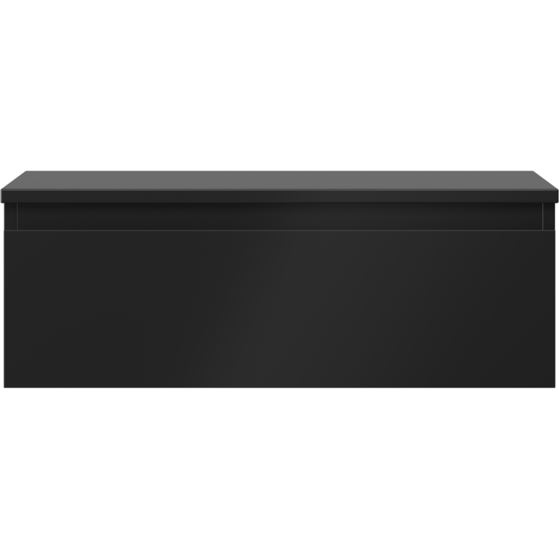 Mexen Orio шкаф за баня под мивка 70 см с плот, 1 чекмедже, черен мат - 91A10-07023-1-BFC71