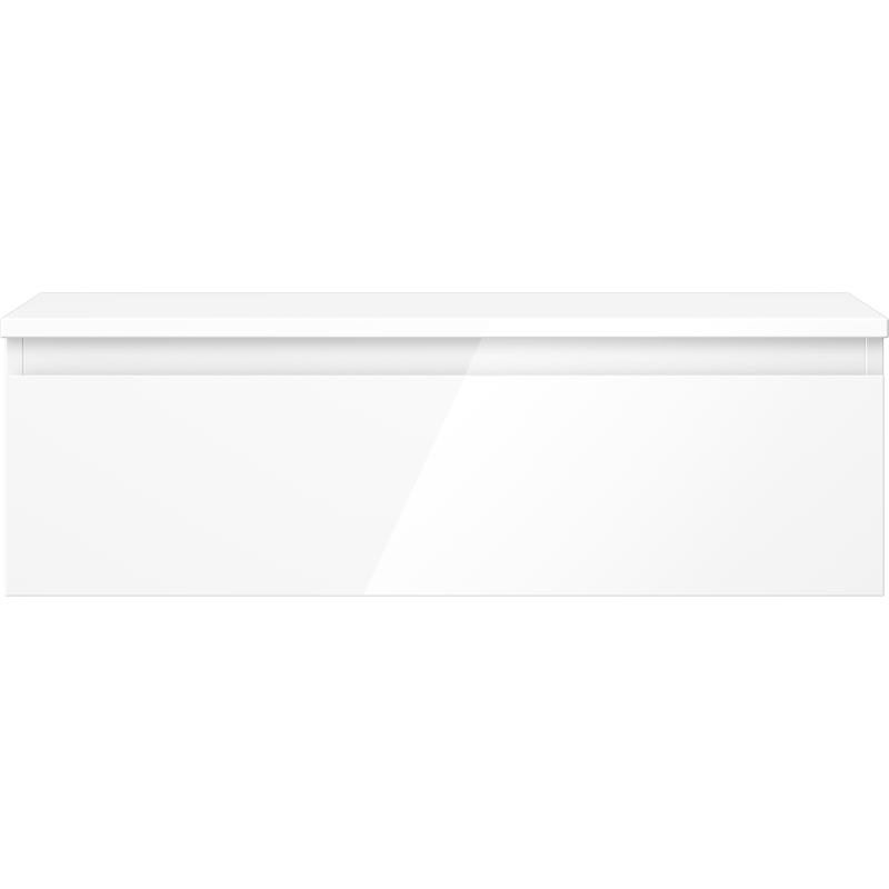Mexen Orio шкафче за баня под мивка 80 см с плот, 1 чекмедже, бял гланц - 91A10-08023-1-BFC00