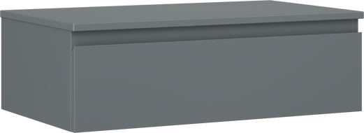 Mexen Orio шкаф за баня под мивка 80 см с плот, 1 чекмедже, мат графит