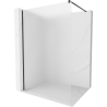 Mexen Kioto преграда за душ Walk-in 120 x 200 см, мат 8 мм, черна - 800-120-101-70-30