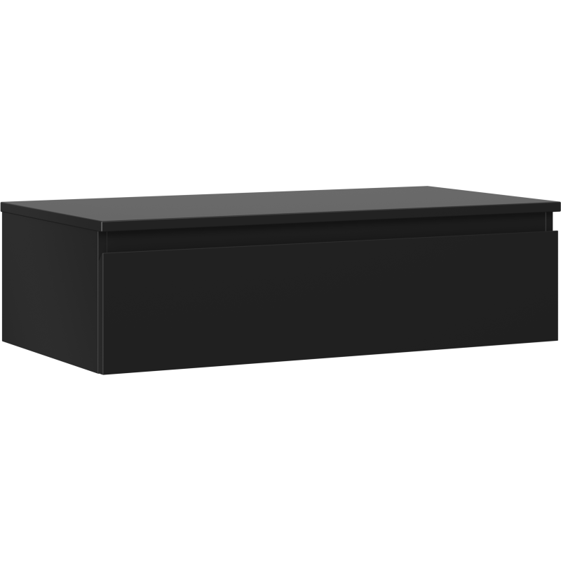 Mexen Orio баня шкаф под умивалник 90 см с плот, 1 чекмедже, черен мат - 91A10-09023-1-BFC71