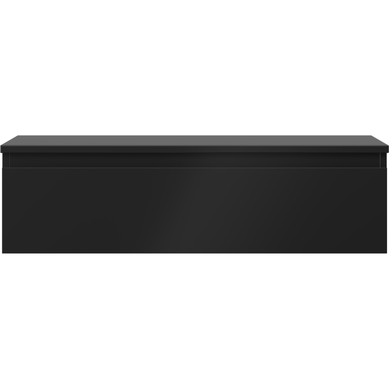 Mexen Orio баня шкаф под умивалник 90 см с плот, 1 чекмедже, черен мат - 91A10-09023-1-BFC71