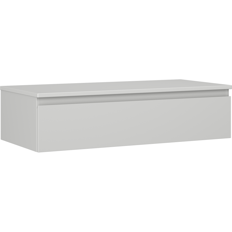 Mexen Orio шкаф за баня за мивка 100 см с плот, 1 чекмедже, сив мат - 91A10-10023-1-BFC62