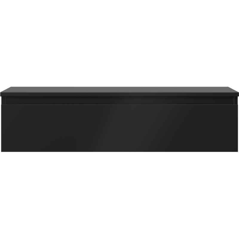 Mexen Orio шкаф за баня под умивалник 100 см с плот, 1 чекмедже, черен мат