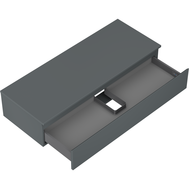 Mexen Orio баня шкаф под мивка 120 см с плот, 1 чекмедже, мат графит - 91A10-12023-1-BFC66
