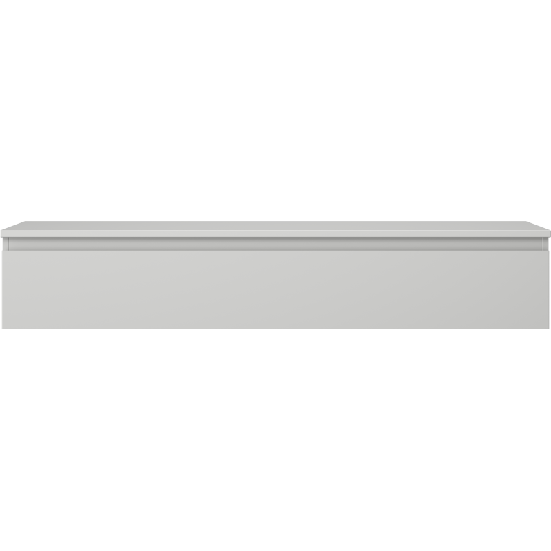 Mexen Orio шкафче за баня под мивка 140 см с плот, 1 чекмедже, сиво мат - 91A10-14023-1-BFC62