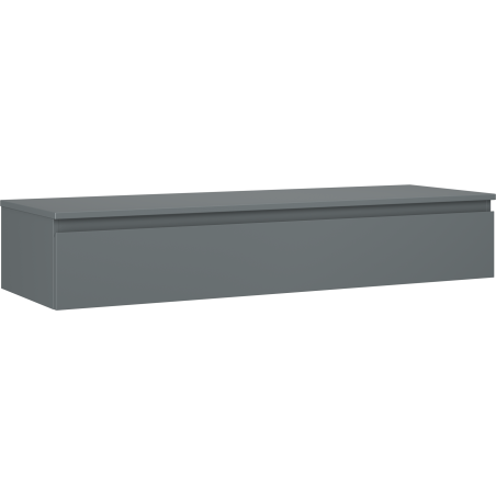 Mexen Orio шкаф за баня под умивалник 140 см с плот, 1 чекмедже, матов графит - 91A10-14023-1-BFC66