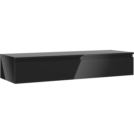 Mexen Orio шкафче за баня под умивалник 140 см с плот, 1 чекмедже, черен гланц - 91A10-14023-1-BFC70