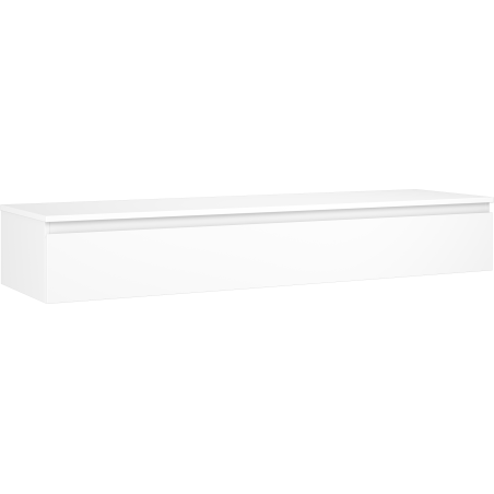 Mexen Orio шкаф за баня под умивалник 160 см с плот, 1 чекмедже, бял мат