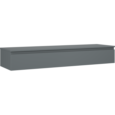 Mexen Orio шкаф за баня под мивка 160 см с плот, 1 чекмедже, матов графит - 91A10-16023-1-BFC66