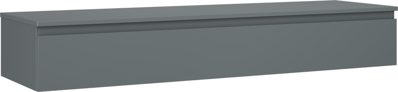 Mexen Orio шкаф за баня под мивка 160 см с плот, 1 чекмедже, матов графит - 91A10-16023-1-BFC66