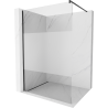 Mexen Kioto душ экран Walk-in 80 x 200 cm, прозрачен/матов 8 mm, черен - 800-080-101-70-35