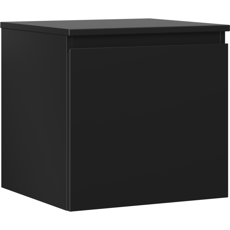 Mexen Orio шкаф за баня под мивка 50 см с плот, 1 чекмедже, черен мат - 91A10-05047-1-BFC71