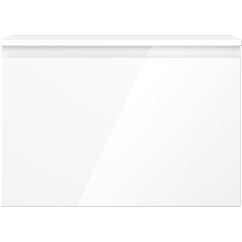 Mexen Orio шкаф за баня под мивка 70 см с плот, 1 чекмедже, бял гланц - 91A10-07047-1-BFC00