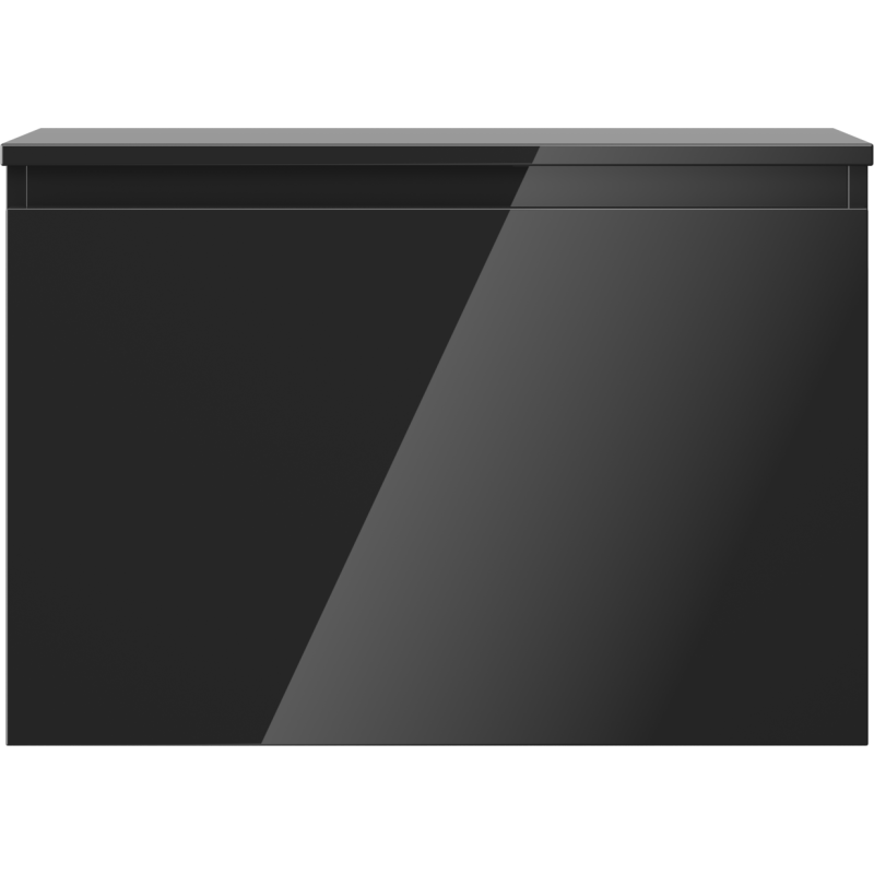 Mexen Orio баня шкаф под умивалник 70 см с плот, 1 чекмедже, черен гланц - 91A10-07047-1-BFC70