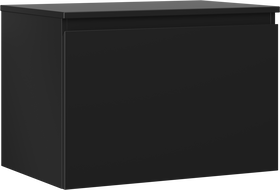 Mexen Orio шкафче за баня под мивка 70 см с плот, 1 чекмедже, черно матово - 91A10-07047-1-BFC71