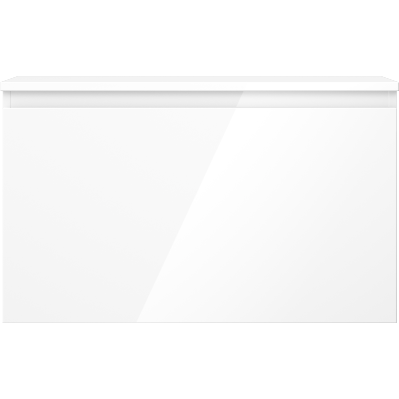 Mexen Orio баня шкаф под мивка 80 см с плот, 1 чекмедже, бял гланц - 91A10-08047-1-BFC00